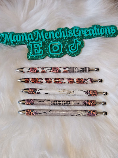 Here Lies My F*cks Funny Refillable Gel Pen
