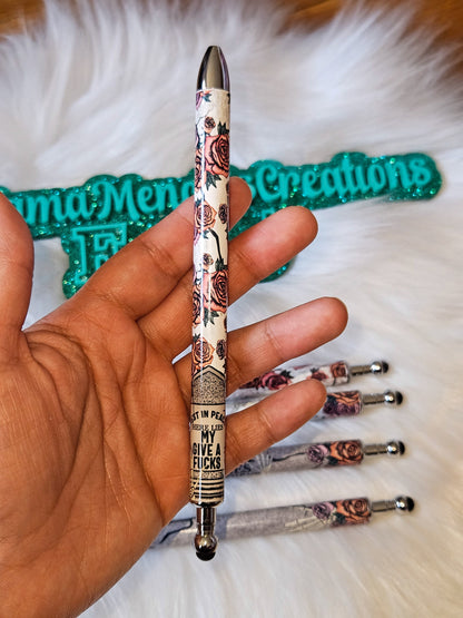 Here Lies My F*cks Funny Refillable Gel Pen