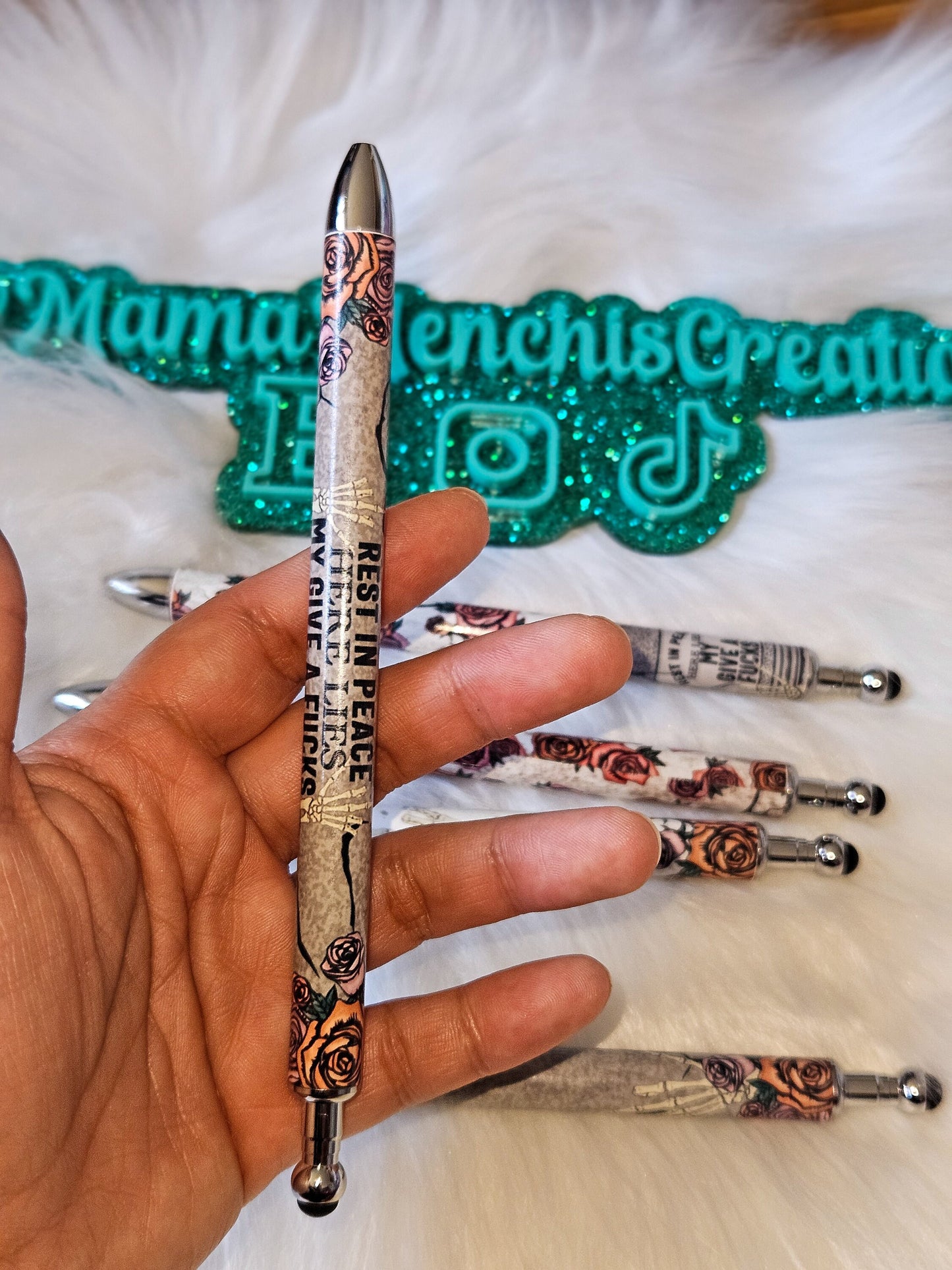 Here Lies My F*cks Funny Refillable Gel Pen