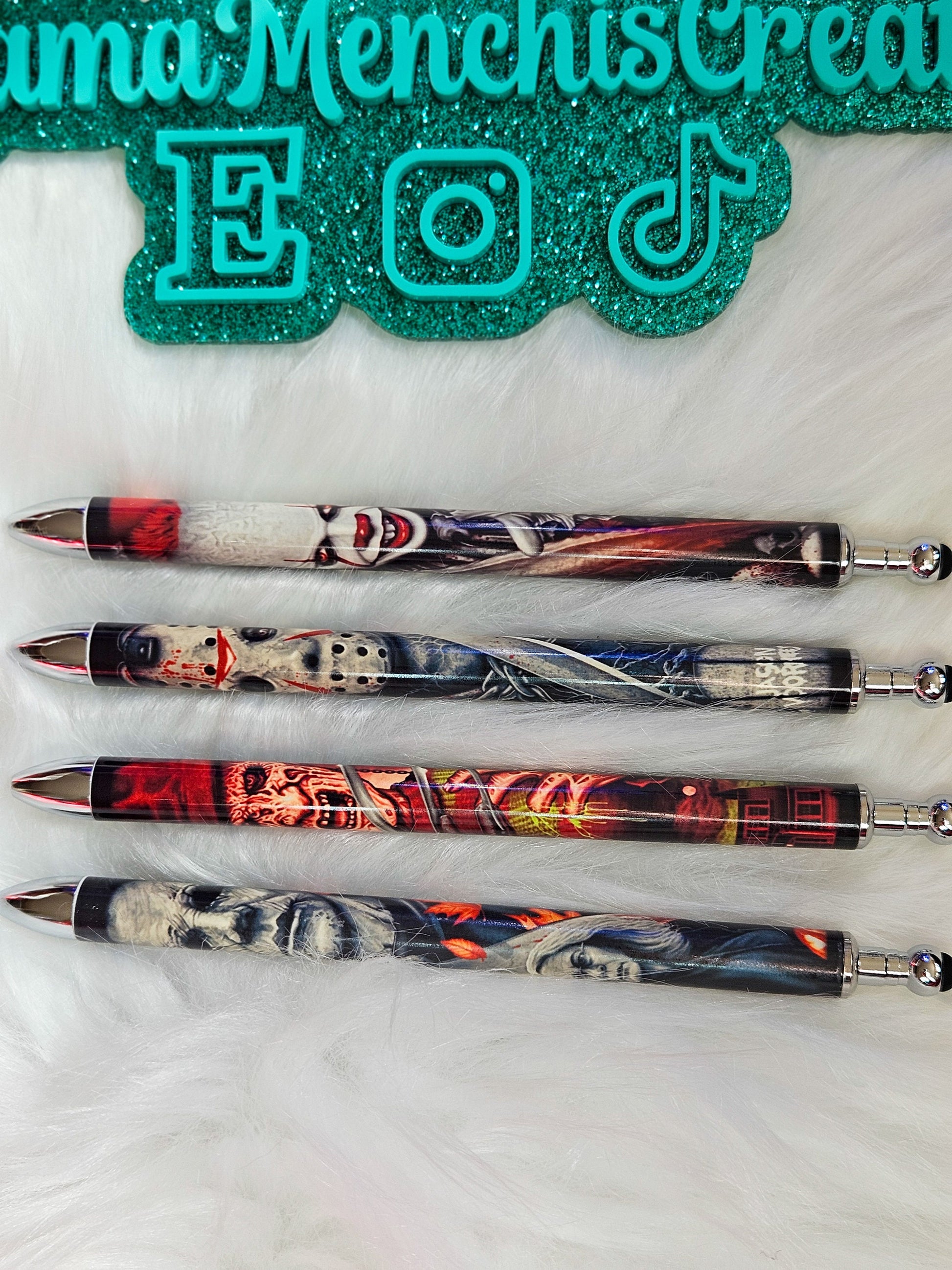 Horror Gang Refillable Retractable Gel Pen