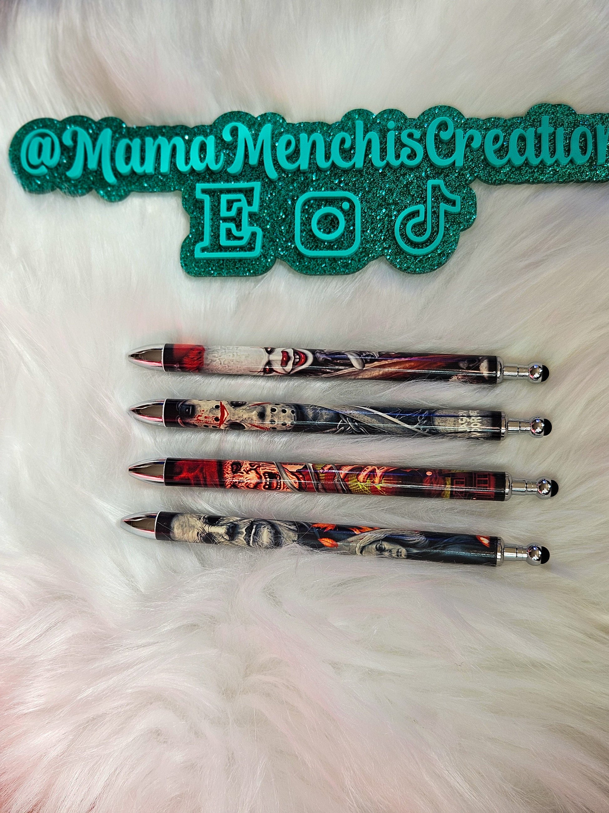 Horror Gang Refillable Retractable Gel Pen