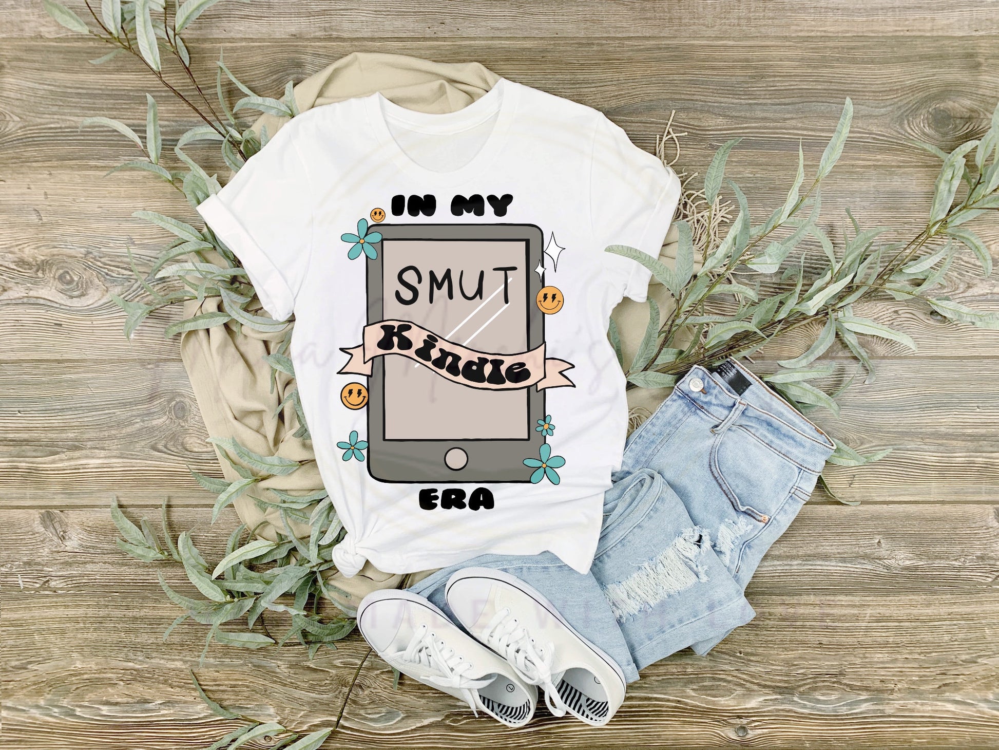 In My Kindle Era sublimation DTF Hand Drawn PNG Digital Download