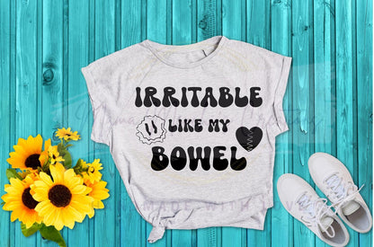 Irritable Like My Bowel sublimation DTF Hand Drawn PNG Digital Download
