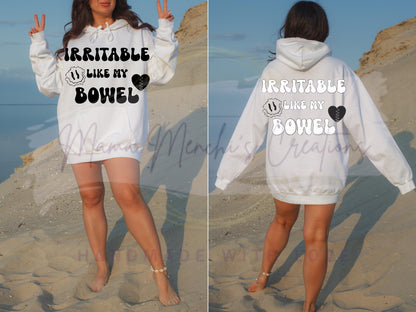Irritable Like My Bowel sublimation DTF Hand Drawn PNG Digital Download