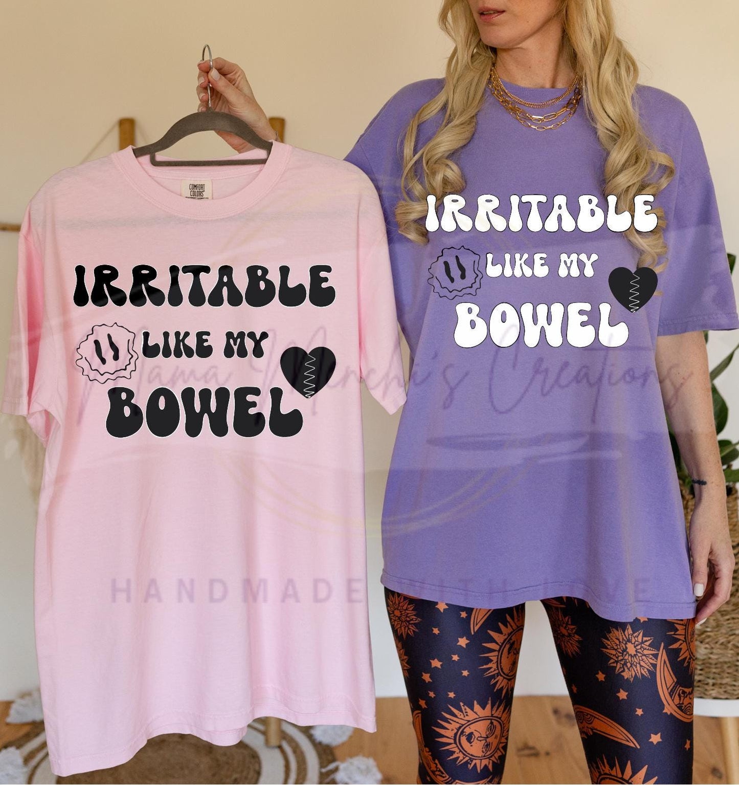 Irritable Like My Bowel sublimation DTF Hand Drawn PNG Digital Download