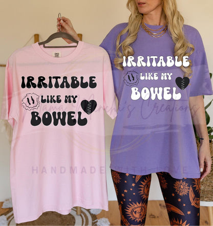 Irritable Like My Bowel sublimation DTF Hand Drawn PNG Digital Download