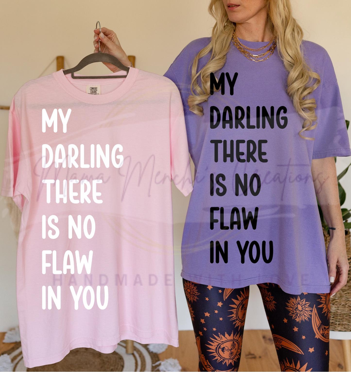 There is No Flaw In You sublimation DTF Hand Drawn PNG Digital Download