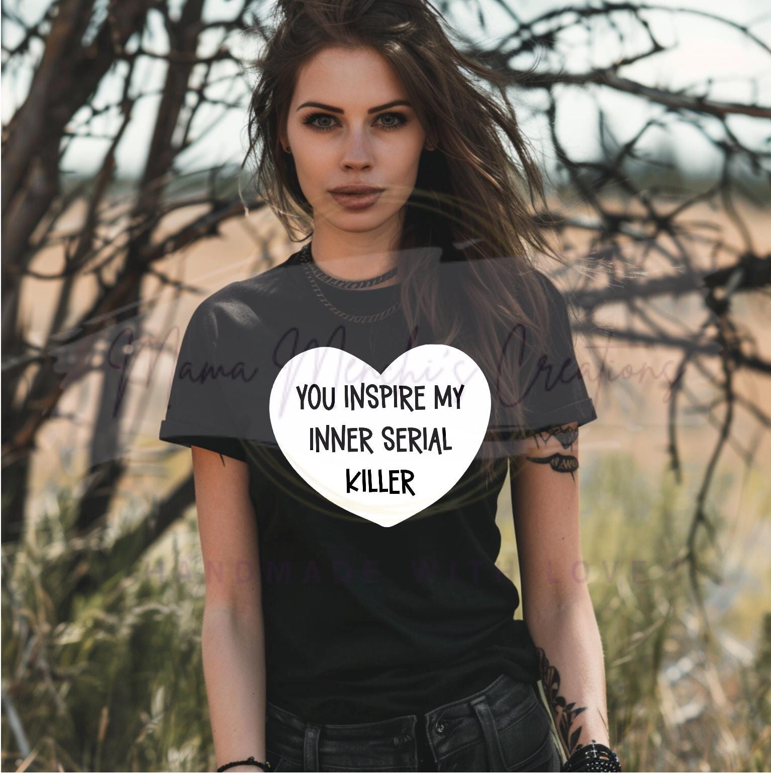 Inner Serial Killer Sarcastic Sublimation PNG Digital Download