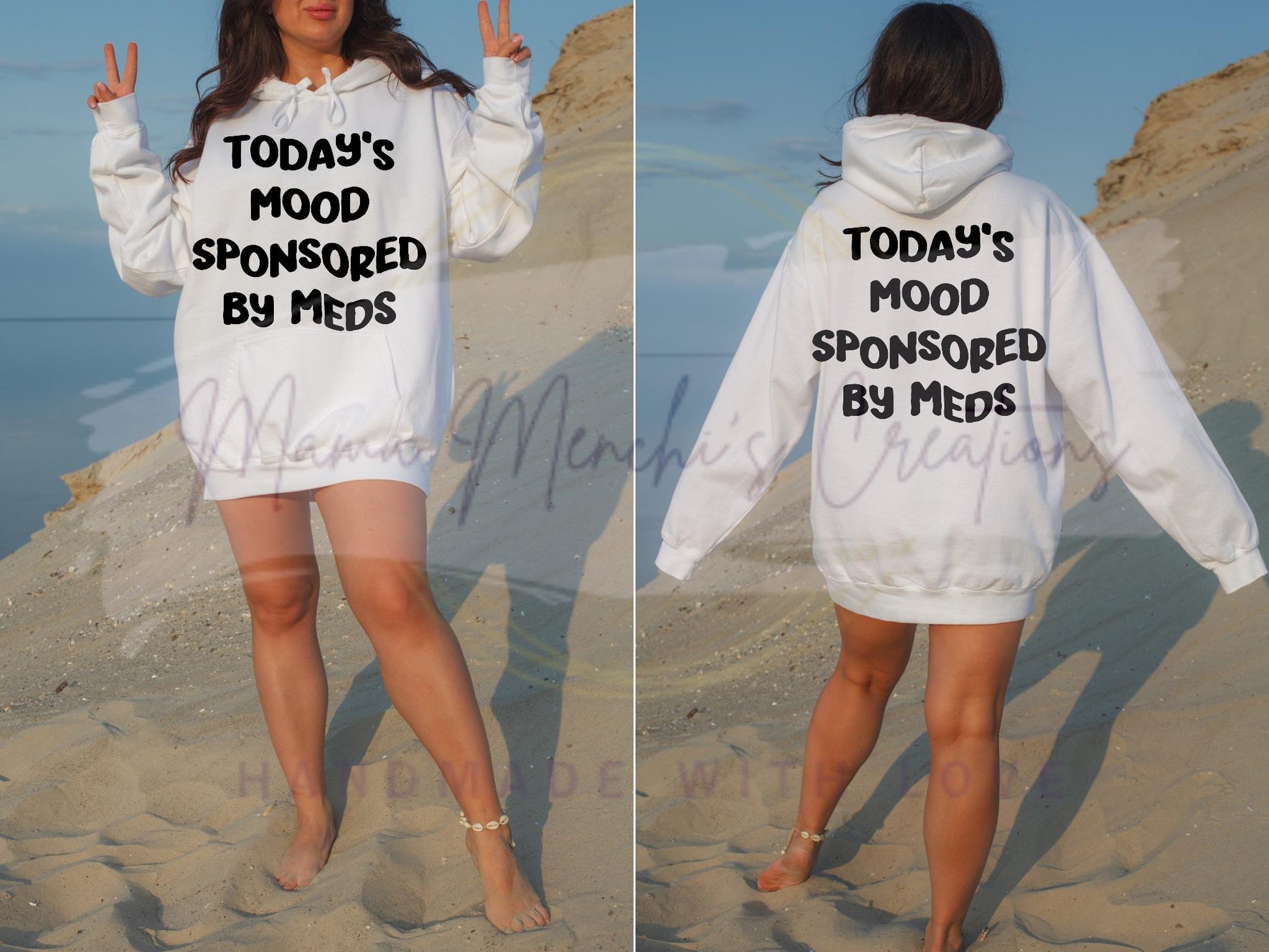 Today’s Mood Sponsored By Meds sublimation DTF Hand Drawn PNG Digital Download