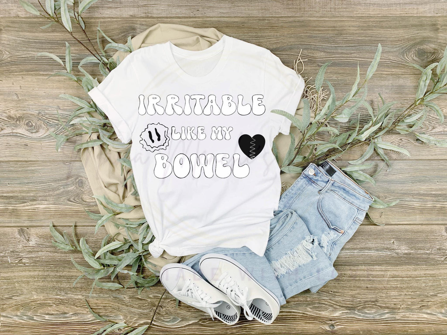 Irritable Like My Bowel sublimation DTF Hand Drawn PNG Digital Download