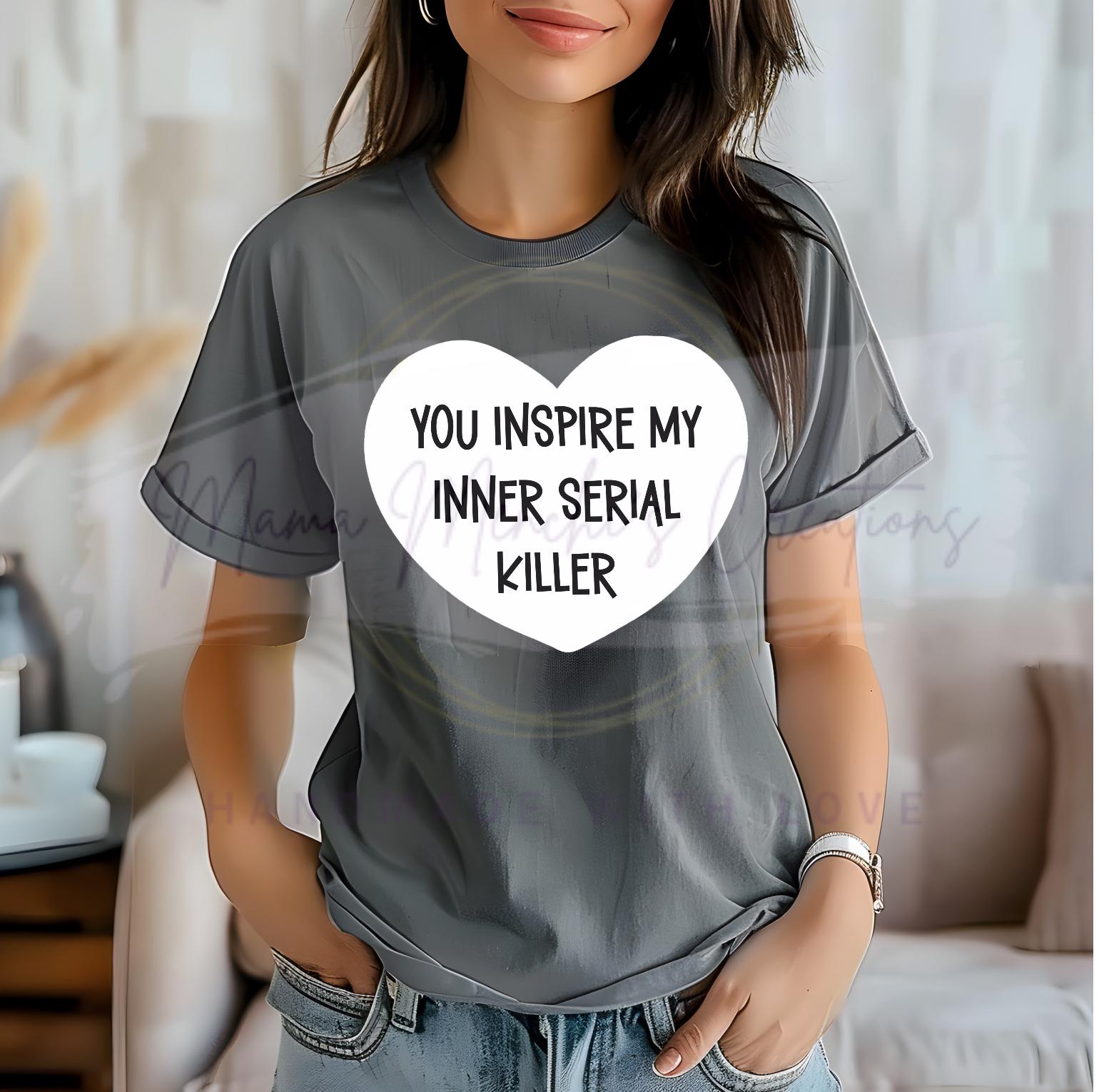 Inner Serial Killer Sarcastic Sublimation PNG Digital Download