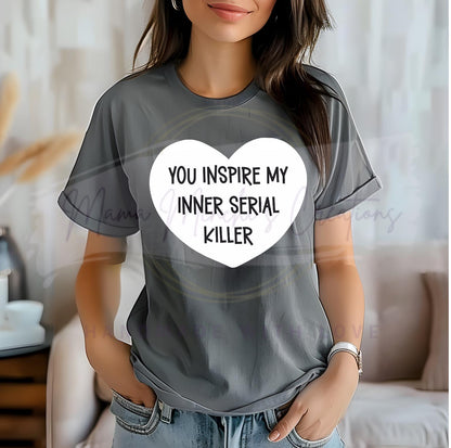 Inner Serial Killer Sarcastic Sublimation PNG Digital Download