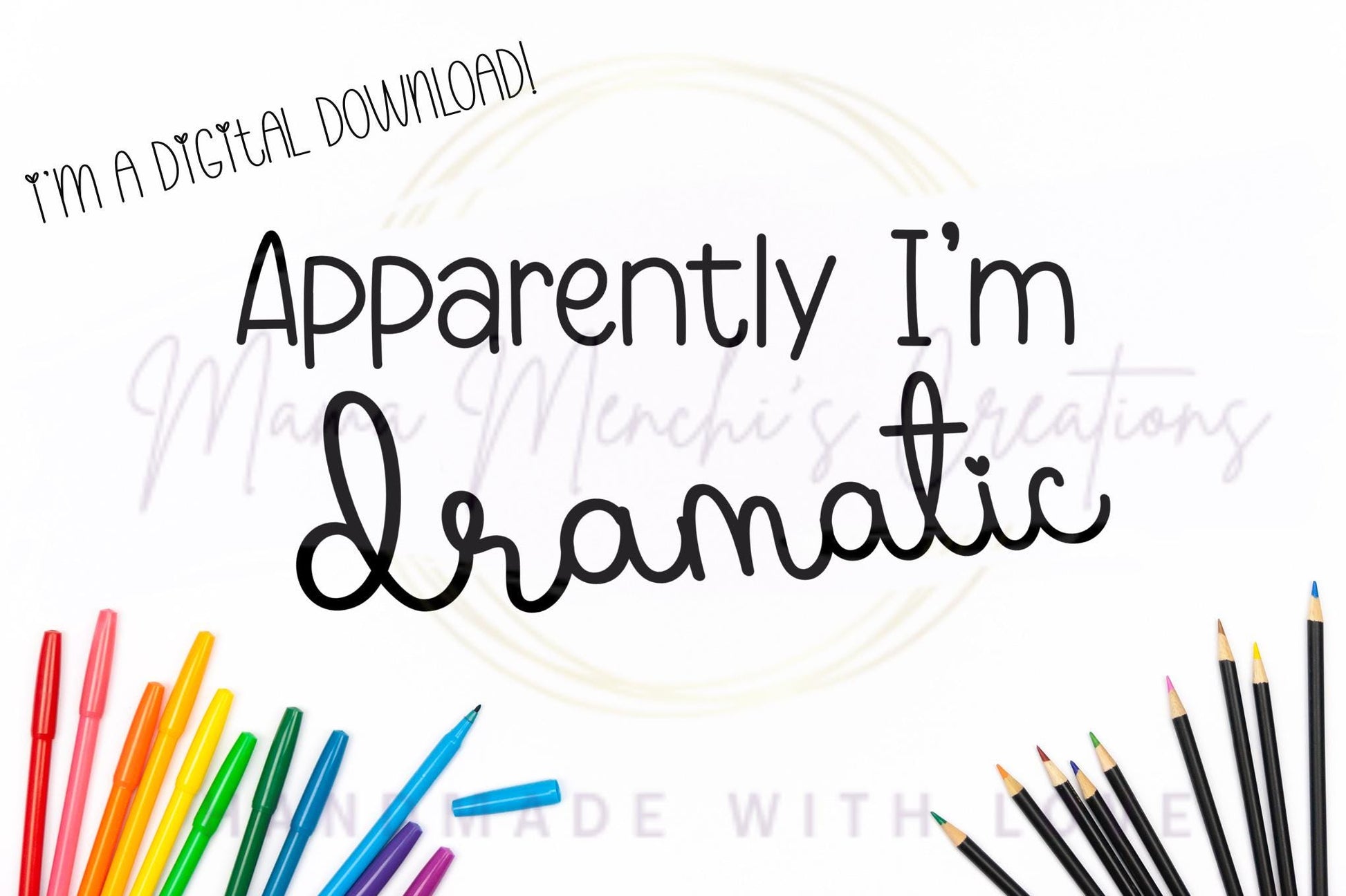 Dramatic Sublimation PNG Digital Download