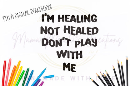 Healing Mental Health PNG SVG Digital Download