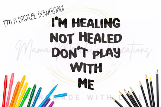 Healing Mental Health PNG SVG Digital Download
