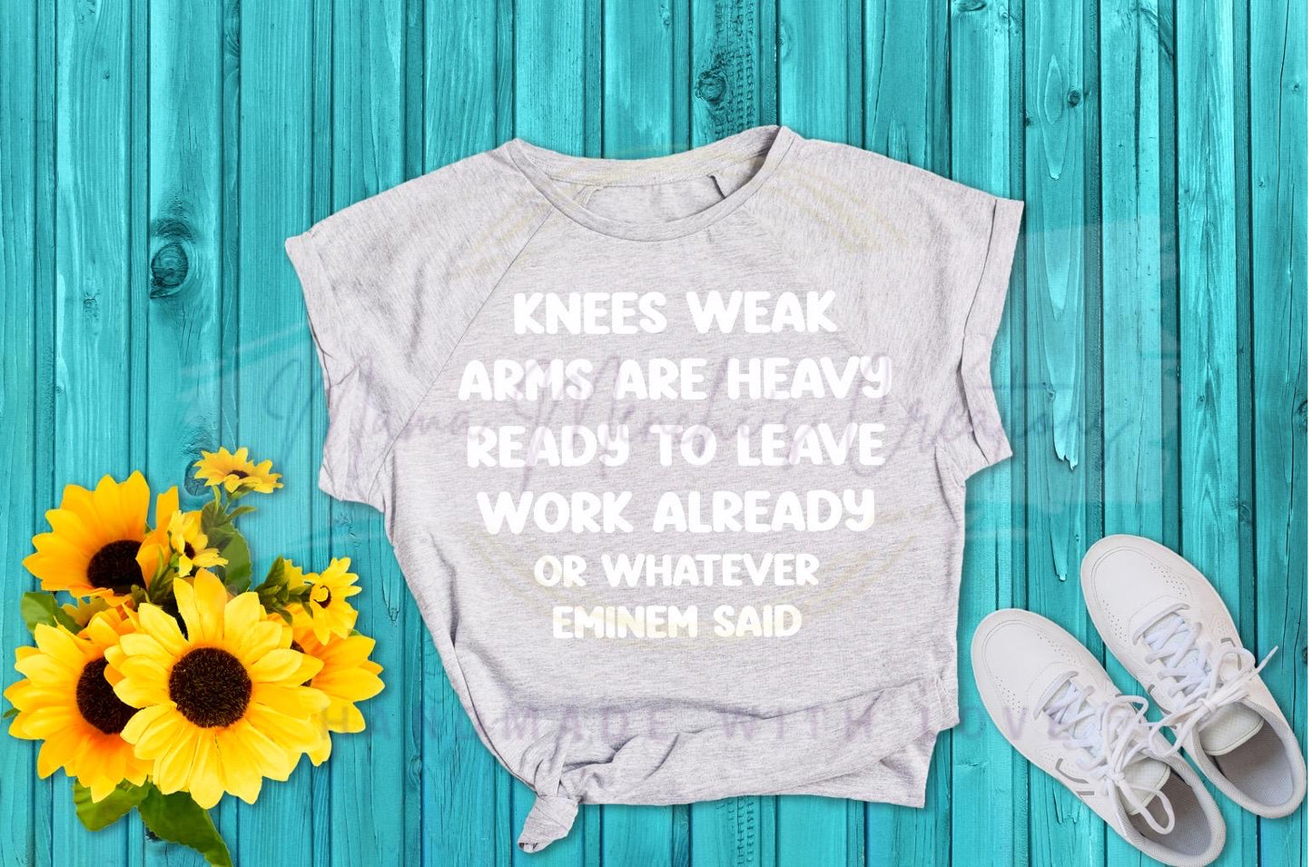 Millennial Knees Weak Ready to Leave Work Funny Sublimation PNG Digital Download