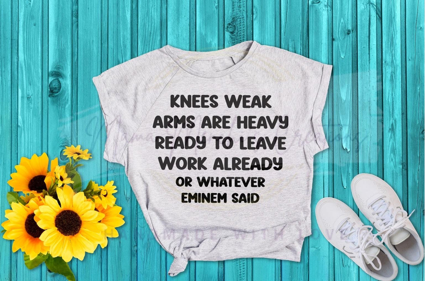 Millennial Knees Weak Ready to Leave Work Funny Sublimation PNG Digital Download