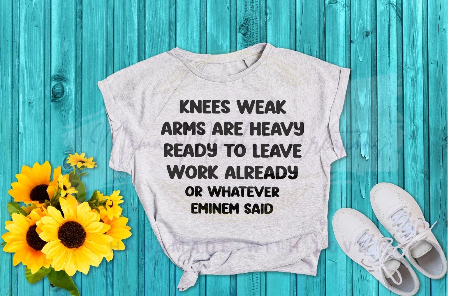 Millennial Knees Weak Ready to Leave Work Funny Sublimation PNG Digital Download