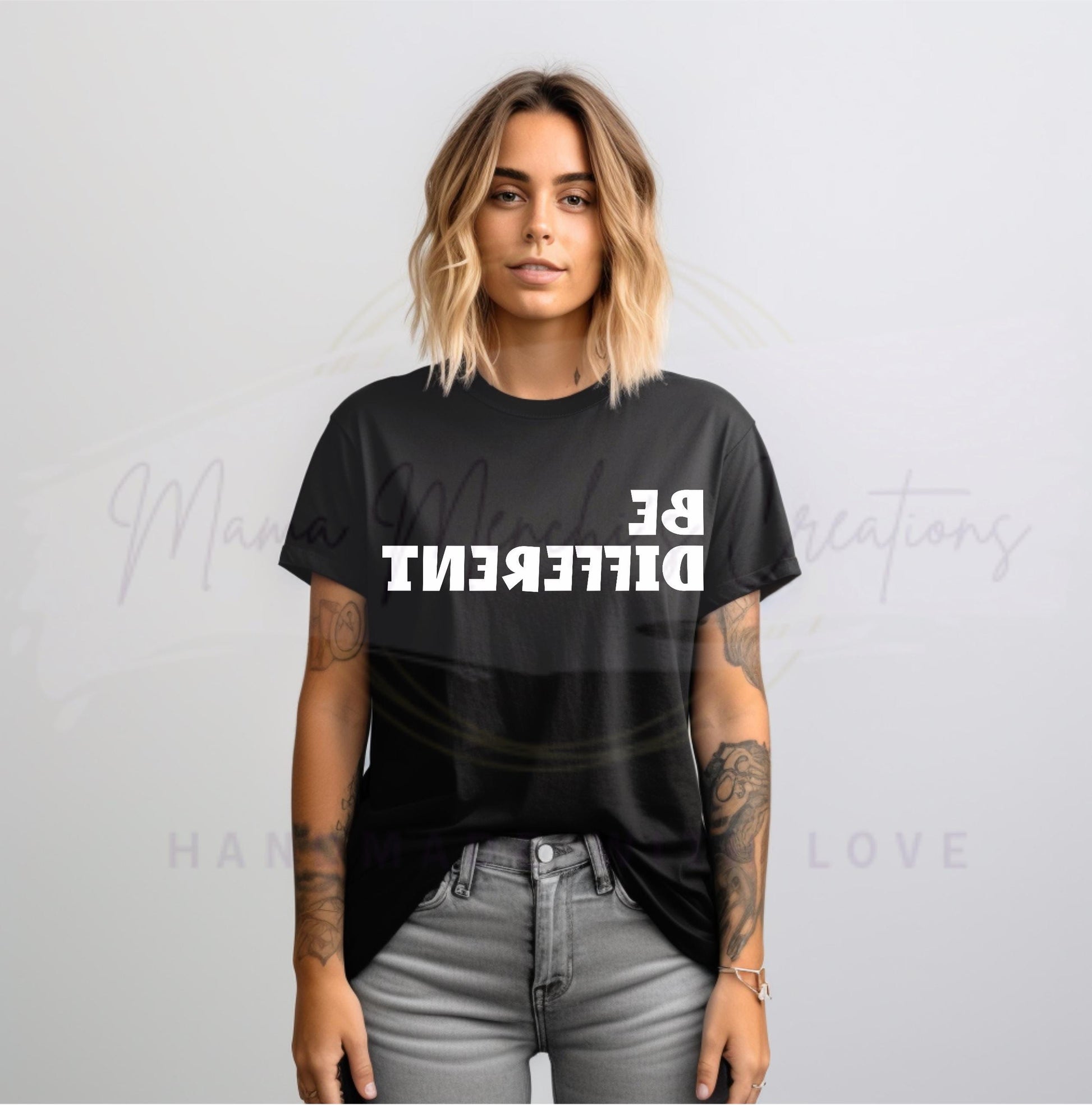 Be Different Sublimation PNG SVG Digital Download