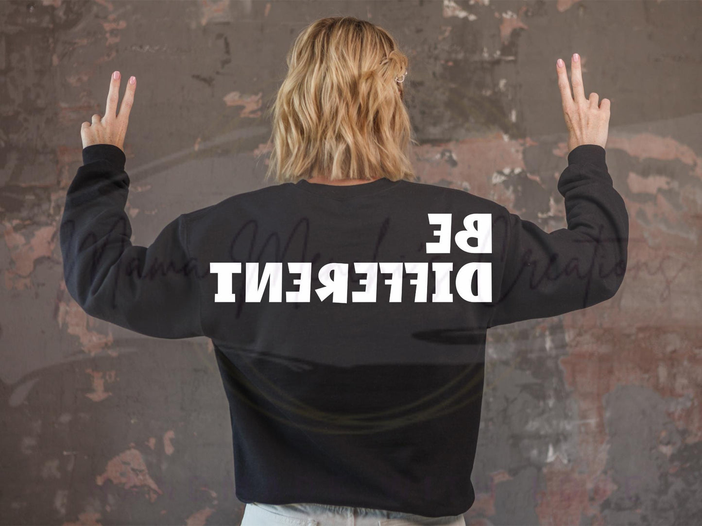 Be Different Sublimation PNG SVG Digital Download