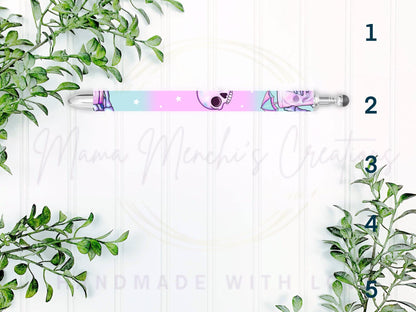 Pastel Summer Goth Refillable Retractable Gel Pen