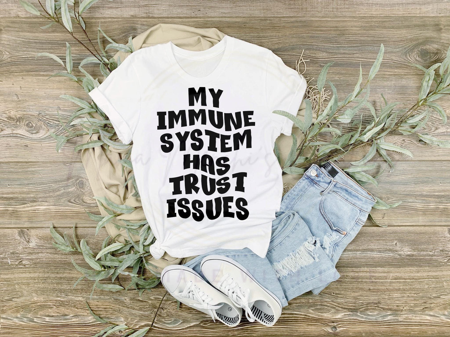 My Immune System Has Trust Issues Sublimation PNG SVG Digital Download