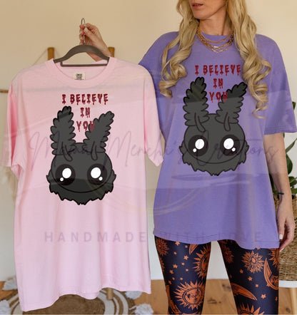 Mothman I believe in you Sublimation DTF PNG Digital Download