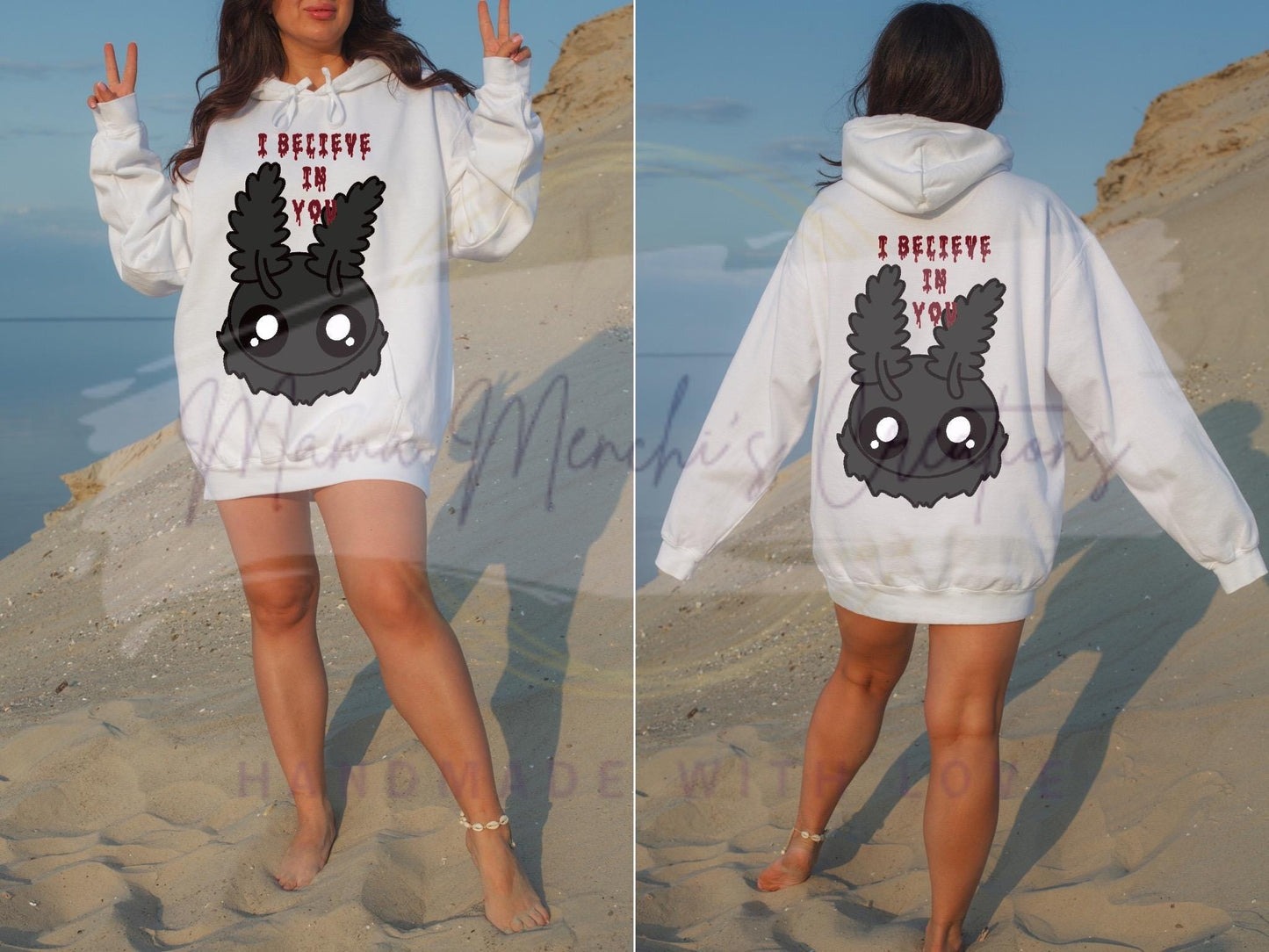 Mothman I believe in you Sublimation DTF PNG Digital Download