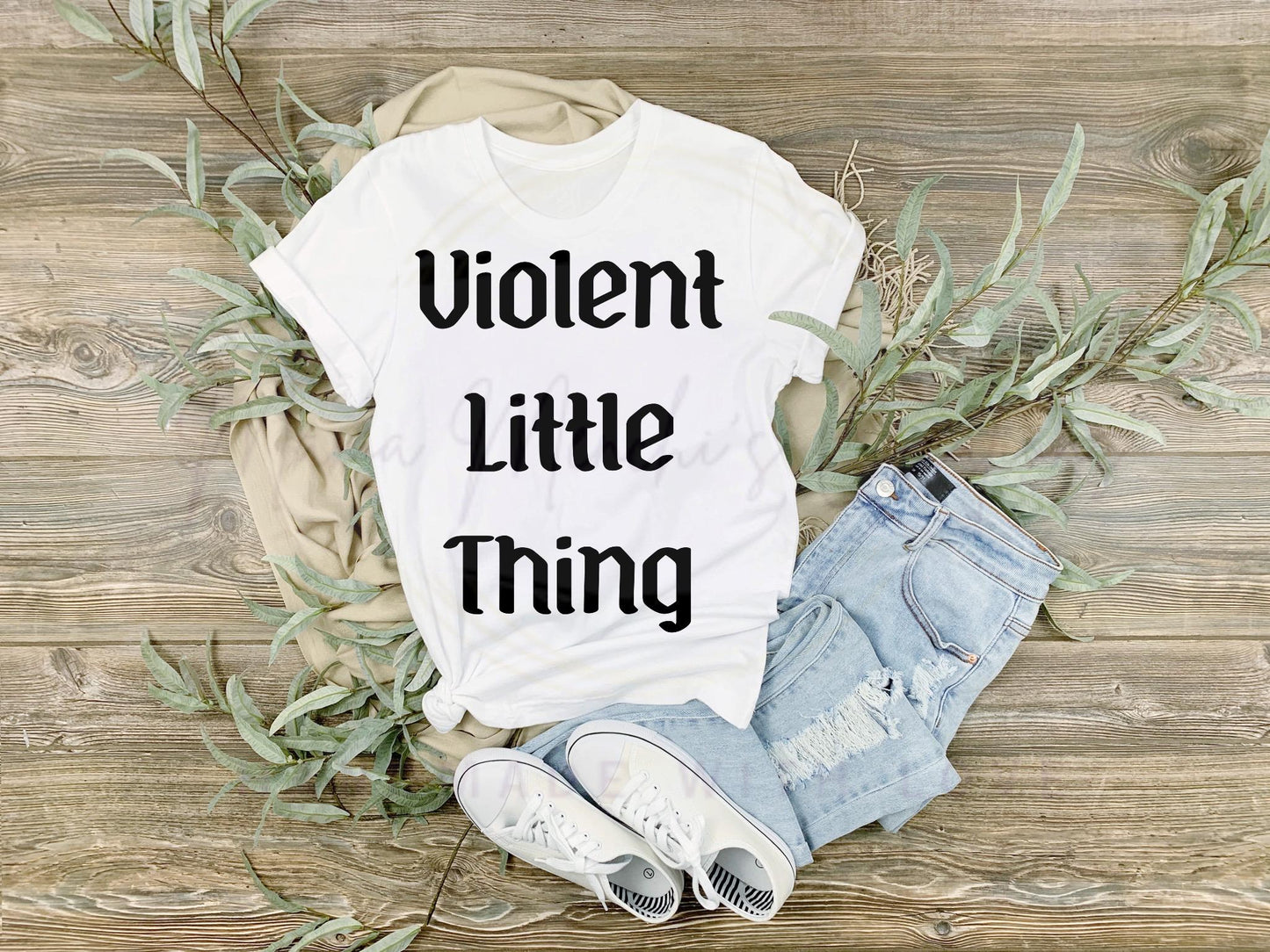 Violent Little Thing Sublimation DTF PNG SVGDigital Download