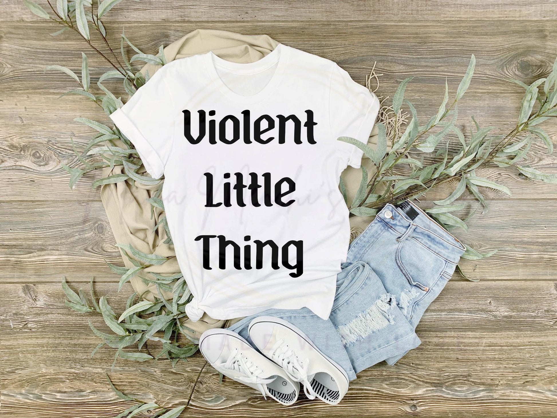 Violent Little Thing Sublimation DTF PNG SVGDigital Download