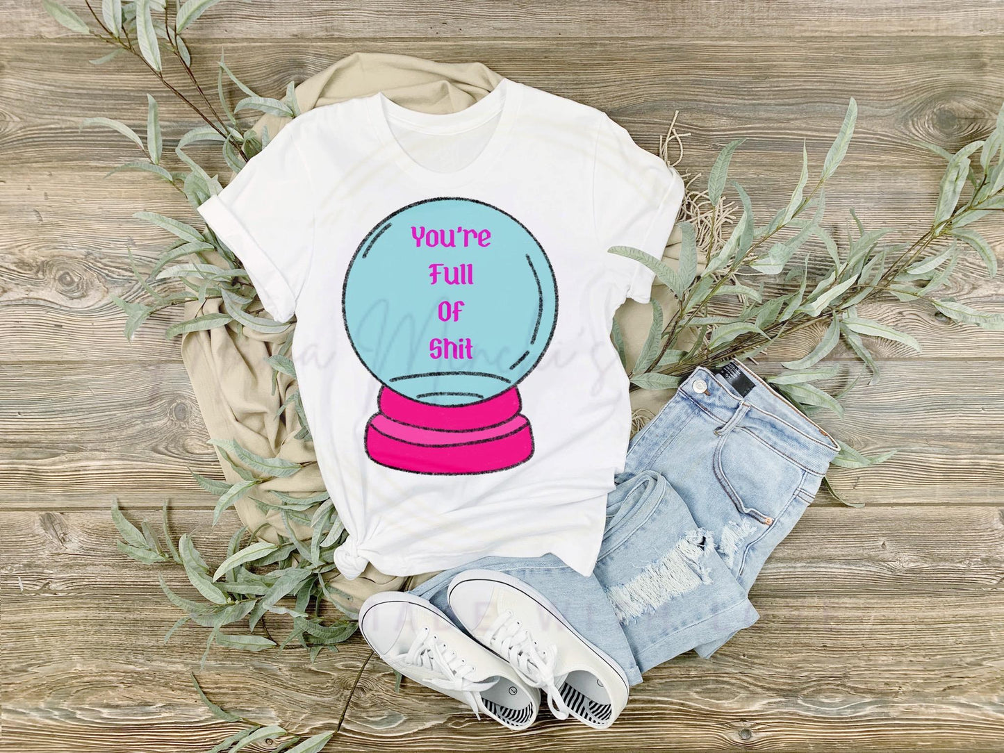 Crystal Ball Says Sweary Sublimation DTF PNG Digital Download