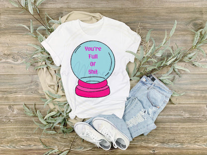 Crystal Ball Says Sweary Sublimation DTF PNG Digital Download