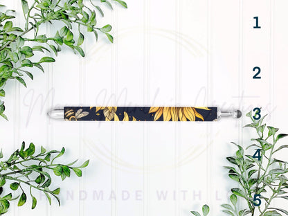 Sunflower Butterfly Refillable Retractable Gel Pen