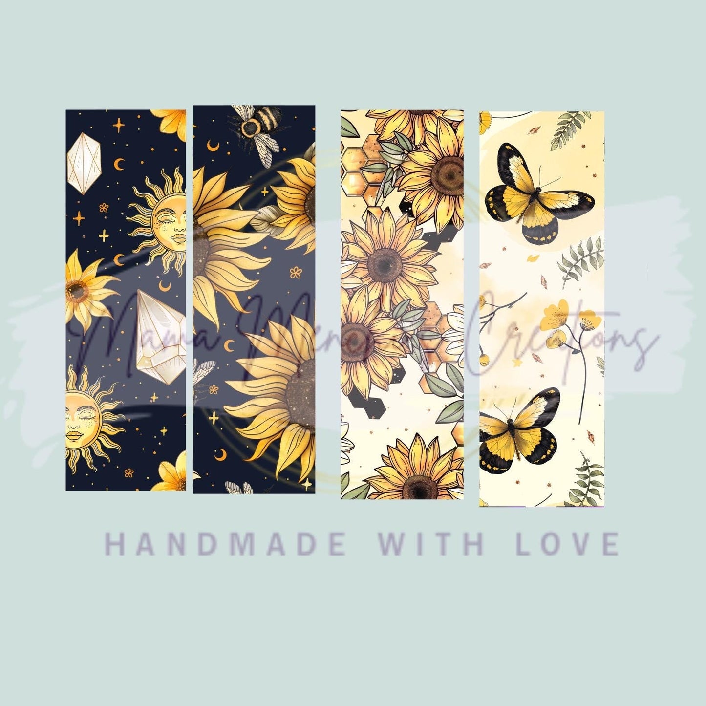 Sunflower Butterfly Refillable Retractable Gel Pen