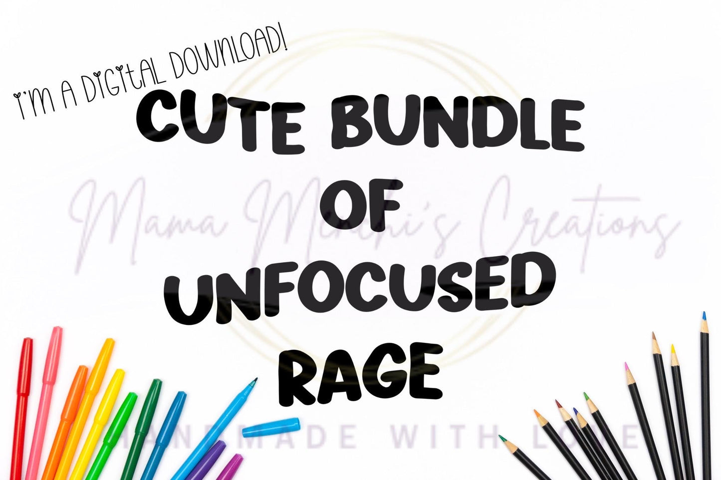 Bundle of Rage PNG, DTF Sublimation (Digital Download
