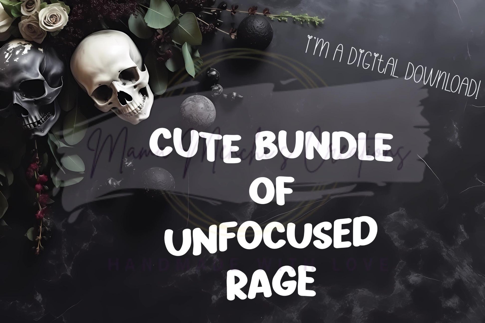 Bundle of Rage PNG, DTF Sublimation (Digital Download