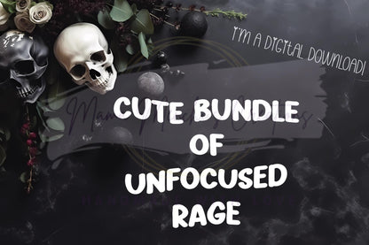 Bundle of Rage PNG, DTF Sublimation (Digital Download
