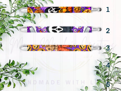 Spooky Horror Ghost Face Pen Refillable Gel Pen