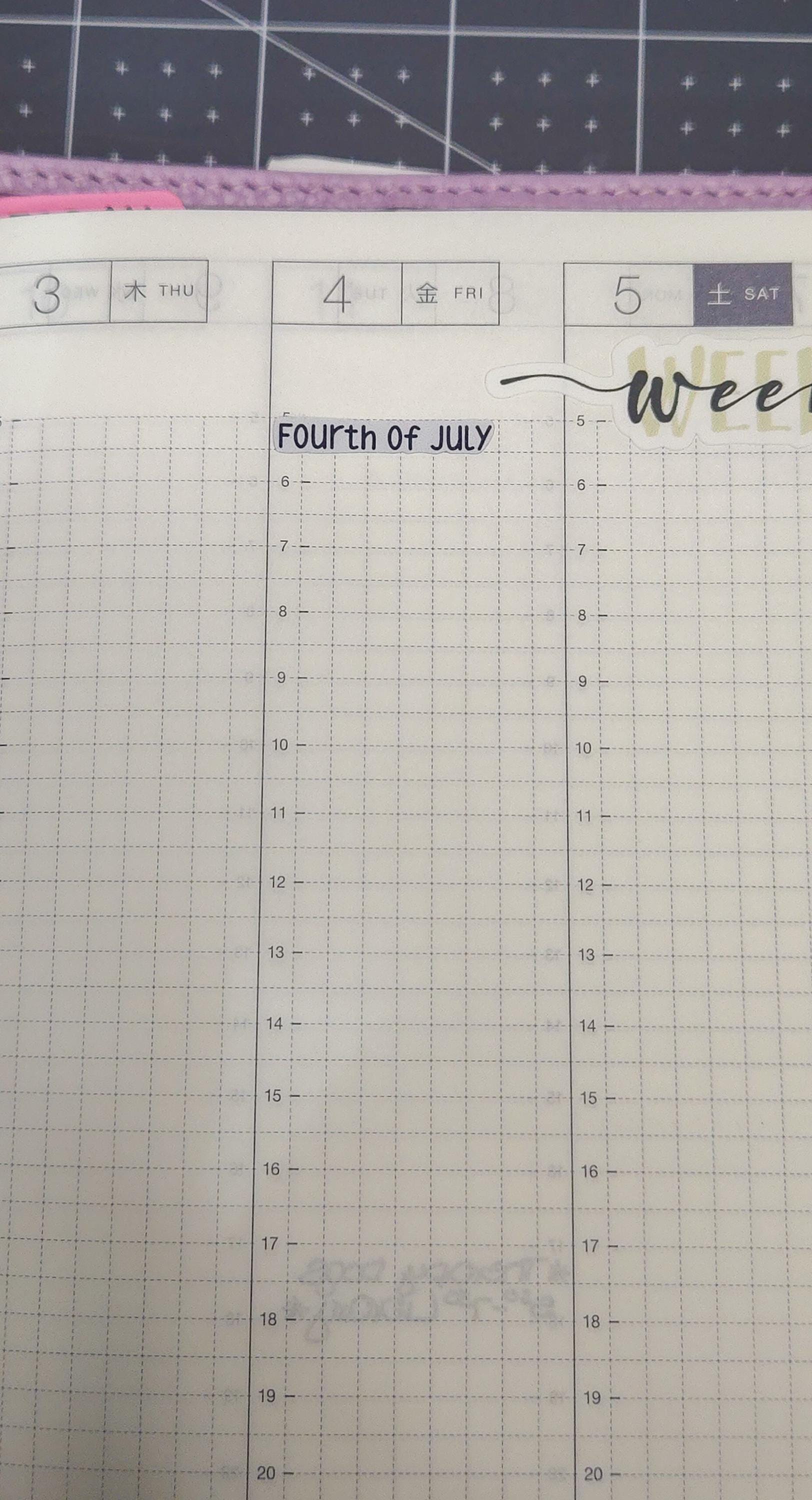 Holiday Planner Stickers | Monthly & Weekly Layouts
