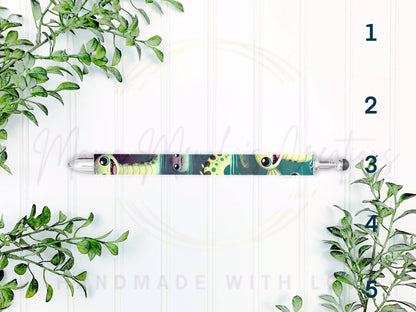 Cryptids Stainless Steel Gel Pen, Refillable Spooky Pen