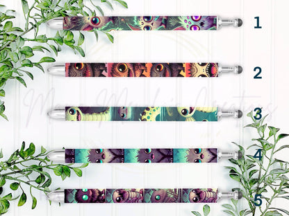 Cryptids Stainless Steel Gel Pen, Refillable Spooky Pen
