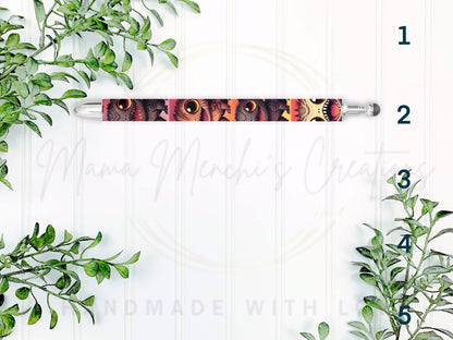 Cryptids Stainless Steel Gel Pen, Refillable Spooky Pen