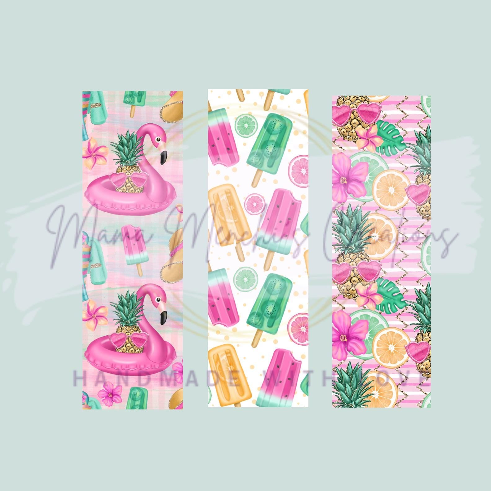 Flamingo Gel Pen: Summer Vibes Refillable Stainless Steel Pen