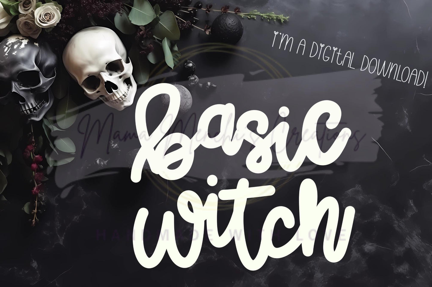 Basic Witch Halloween Sublimation DTF PNG Digital Download