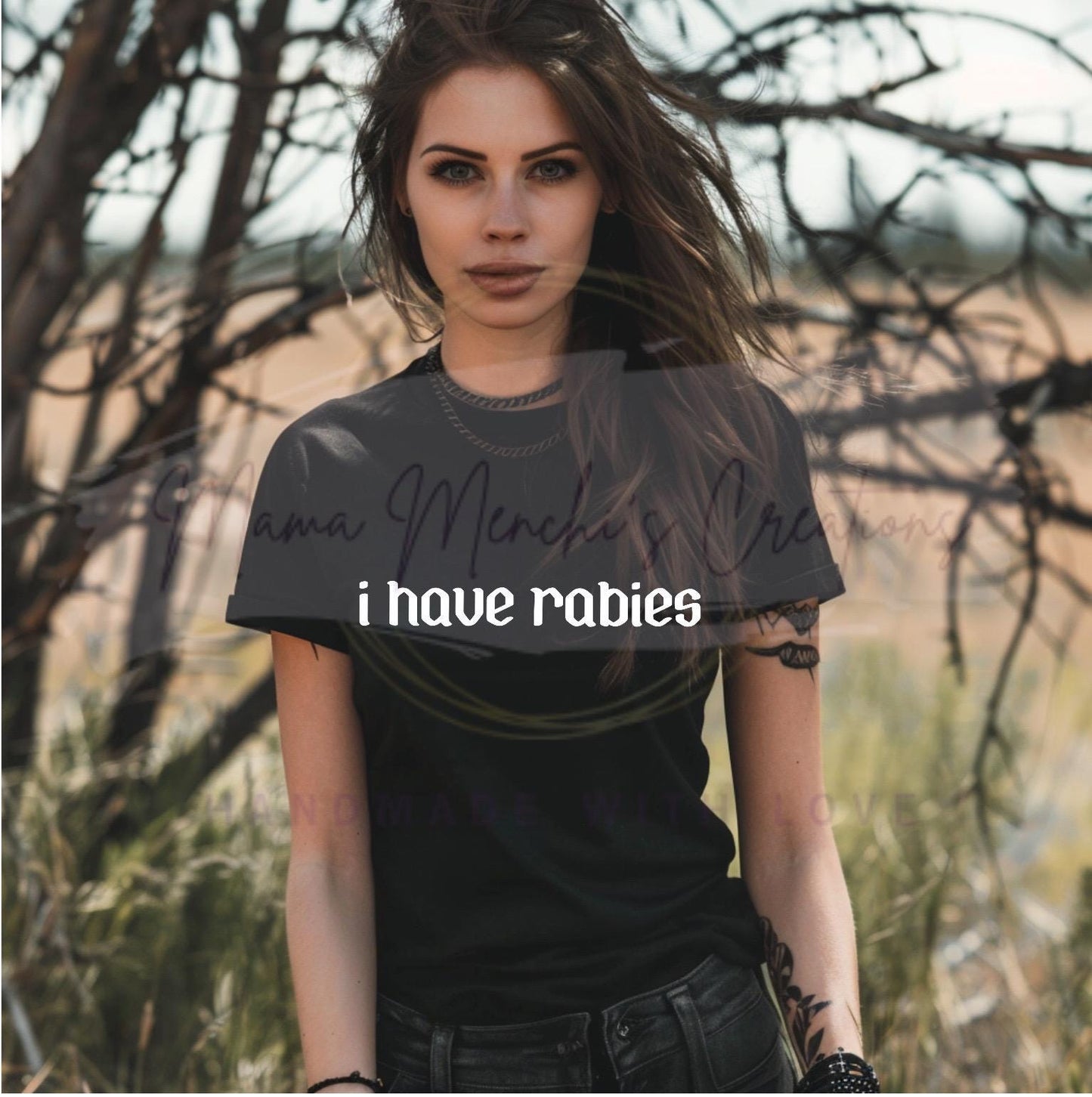 I have Rabies dark humor Sublimation DTF PNG Digital Download