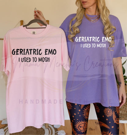 Geriatric Emo Sublimation DTF PNG Digital Download