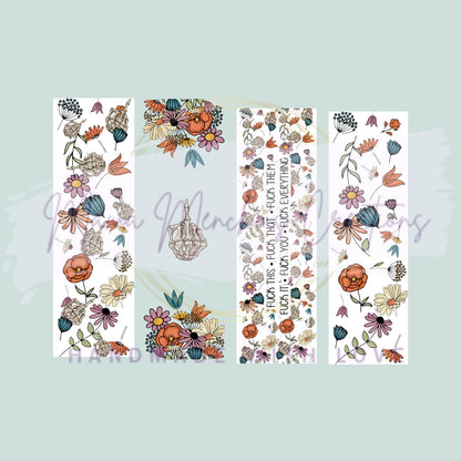 Boho Floral Sweary F’s Pen Refillable Gel Pen
