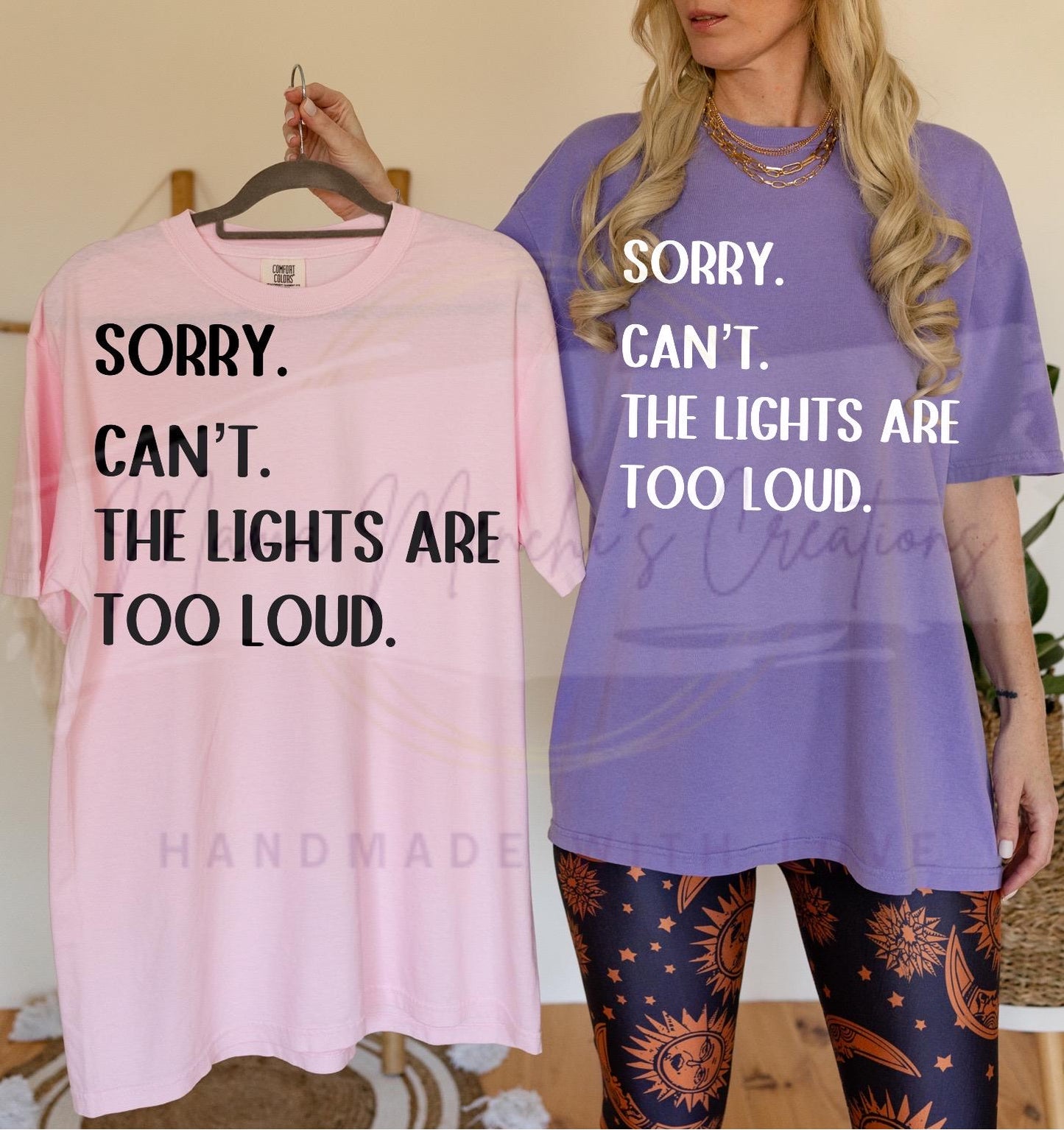 Lights are Too Loud Sublimation DTF PNG Digital Download