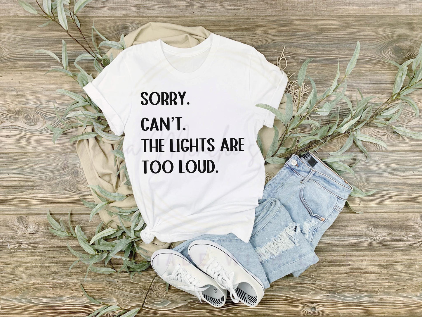Lights are Too Loud Sublimation DTF PNG Digital Download