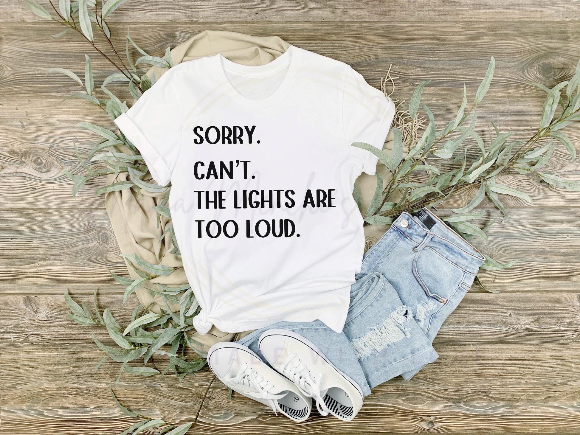 Lights are Too Loud Sublimation DTF PNG Digital Download